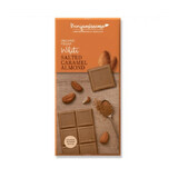 Chocolat blanc bio aux amandes et au caramel salé, 70g, Benjamissimo