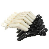 Kiepe Blanco y Negro Pinzas para el pelo 12pcs