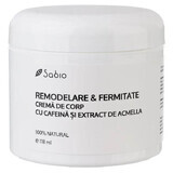 Crema corporal con cafeína y acmella Remodelar y Reafirmar, 118 ml, Sabio