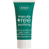 Crema exfoliante suave de noche manuka pieles grasas y mixtas, 50 ml, Ziaja