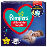 Couches de nuit Stop&Protect, No.5, 12-17 kg, 22 pcs, Pampers