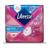 Absorbente Ultra Normal Deo Fresh, 10 piezas, Libresse