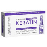 Traitement pour cheveux cassants Kératine fortifiante, 12 flacons x 10 ml, Fiterman