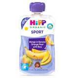 Piure Hippis Sport cu pere, mango si portocale, 120 g, Hipp