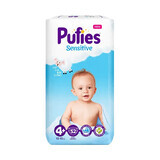 Couche Pufies Sensitive, 4+ Maxi+, Maxi Pack, 10-15 kg, 52 pièces