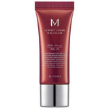 BB Cream M Perfect Cover SPF42/PA+++, tonalità 21/beige chiaro, 20 ml, Missha