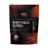 Gnc Amp Wheybolic Ripped, proteine ​​del siero di latte, al gusto di crema alla fragola, 477 G