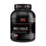 Gnc Amp Wheybolic, Wei-eiwit, Aardbeiensmaak en slagroom, 1350 G