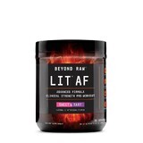 Gnc Beyond Raw Lit Af con sabor a cereza agridulce, 462g