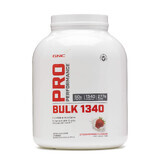 Gnc Pro Performance Bulk 1340, Gainer de proteínas y carbohidratos con sabor a fresa, 3294 G