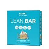 Gnc Total Lean Lean Bar, Barrita de proteínas, sabor a tarta de vainilla, 50g