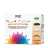 Gnc Women's Vitapak Program Energy And Metabolism, Complejo multivitamínico para mujeres, energía y metabolismo, 30 sobres