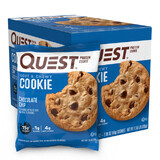 Quest Protein Cookie, Galleta proteica, Sabor Chocolate Chip, 59g