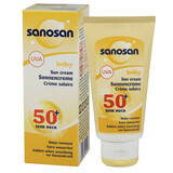 Crema de protección solar FPS 50+, 75 ml, Sanosan