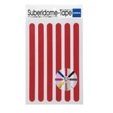 Nastro adesivo antiscivolo tipo strip, 6 pezzi, Rosso, Car Boy