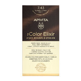 Tinte My Color Elixir, tono 7.43, Apivita