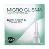 Microenema para niños, Microenema, 6 piezas, Amc Pharma Solutions