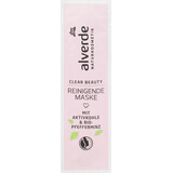 Alverde Naturkosmetik Clear beauty mască pentru curățarea feței cu cărbune activ, 10 ml