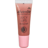 Alverde Naturkosmetik Brillo de labios jugoso rosa mosqueta, 8 ml