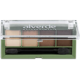 Alverde Naturkosmetik Paleta de colorete para párpados cuatro chocolate 37, 4,4 g