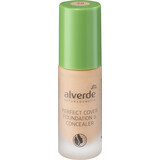 Alverde Naturkosmetik Base de maquillaje y corrector Perfect Cover 40, 20 ml