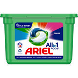 Ariel Cápsulas de Detergente Todo en Uno PODS Color 14 lavados, 14 uds.