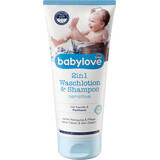 Babylove 2in1 shower gel and shampoo, 200 ml