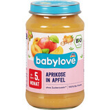 Babylove Puré de albaricoque y manzana, 190 g