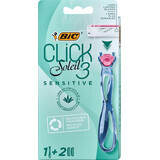 Maquinilla de afeitar BIC de 3 hojas para pieles sensibles, 1 ud.