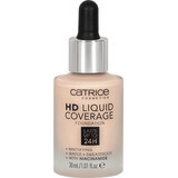 Catrice Base de Maquillaje de Cobertura Líquida HD 020 Rose Beige, 30 ml