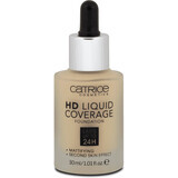 Catrice Base de Maquillaje de Cobertura Líquida HD 030 Sand Beige, 30 ml