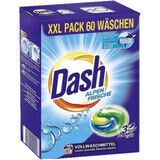 Dash Wasmiddel 3 in 1 capsules alpen frishe 60 wasbeurten, 60 stuks