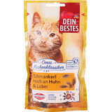 Dein Bestes Snack de pollo con hígado para gatos, 50 g