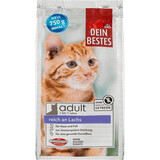 Dein Bestes comida para gatos adultos con salmón, 750 g