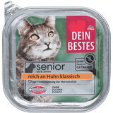 Dein Bestes Comida húmeda de pollo para gatos senior, 100 g