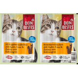 Dein Bestes snack para gatos con carne de pollo y pato, 50 g