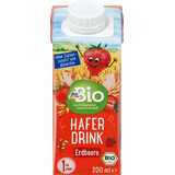 DmBio oat drink with strawberries 1 year ECO, 200 ml