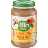 DmBio Musli puree with plums, apples and pears 8+, 190 g