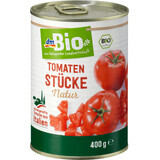 DmBio Tomate natural en trozos, 400 g