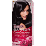 Garnier Color Sensation Tinte Permanente 1.0 ultra onyx negro, 1 ud.