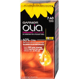 Garnier Olia Teinture permanente sans ammoniaque 7.40 ambre, 1 pc