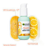 Garnier Skin Naturals Serum Crema con Vitamina C, 50 ml, 50 ml