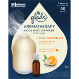 Difusor de aceites esenciales Glade Aromaterapia Pure Happiness, 17,4 ml