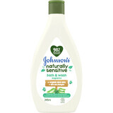 Gel de ducha Johnson's naturalmente sensible para bebés, 395 ml