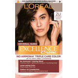 Loreal Paris EXCELLENCE CREME Coloración Permanente 2U castaño oscuro, 1 ud.