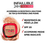 Loreal Paris Pudră compactă Infaillible 24H Fresh Wear 120, 1 buc