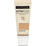 Maybelline New York Affinitone fond de ten 17 Rose Beige, 30 ml