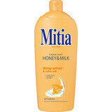 Savon liquide Mitia Réservoir Miel et Lait, 1 l