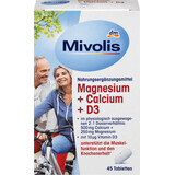 Mivolis Magnesio+Calcio+D3 comprimidos, 95 g, 45 comprimidos