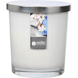 Mueller Scented candle in glass with soft cotton fragrance, 1 pc